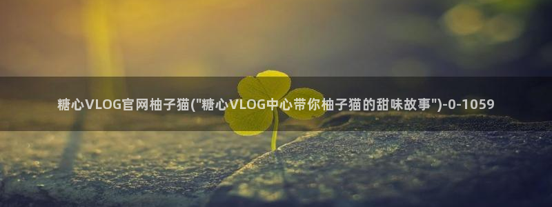 糖心vlog小橘在线